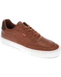 Levi's - Munro Nm Vegan Synthetic Leather Casual Lace Up Sneaker Shoe - Lyst