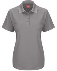 Red Kap - Short Sleeve Performance Knit Pocketless Core Polo - Lyst
