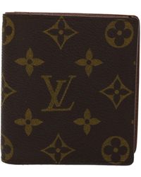Louis Vuitton - Card Case Canvas Wallet (pre-owned) - Lyst