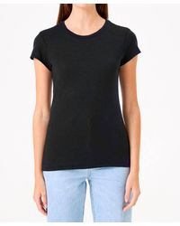 Goldie - Short Sleeve Slub Crew Tee - Lyst