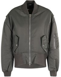 JW Anderson - Oversized Curved Hem Bomber Jacket - Lyst