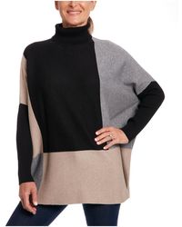Joseph A - Knit Colorblock Turtleneck Sweater - Lyst