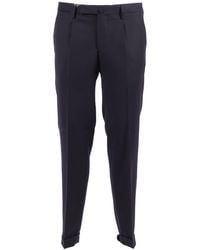 BRIGLIA - Slim Fit Tapered Cuffed Straight-Leg Pants - Lyst