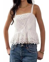 Heartloom - Fernando Eyelet Lace Top - Lyst