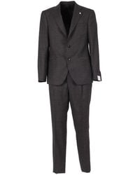 Luigi Bianchi - Tailored Virgin Wool Suit With Structured Silhouette - Lyst