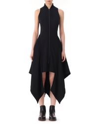 Jason Wu - Fluid Crepe Bomber Fit And Flare Dress - Lyst