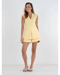 Emily Mccarthy - Tailored High Waisted Shorts - Lyst