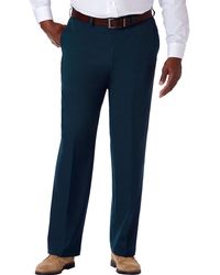 Haggar - Big & Tall Pro Gabardine Classic-fit No-iron Dress Pants - Lyst