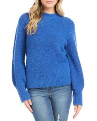 Karen Kane - Blouson Sleeve Crew Neck Pullover Sweater - Lyst