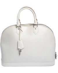 Louis Vuitton - Ivorie Epi Leather Alma Gm Bag - Lyst