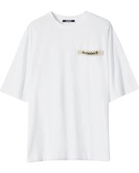 Jacquemus - Silk And Nylon Knit T-Shirt - Lyst