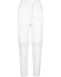 Stella McCartney - High-waisted Faux Leather Pants - Lyst