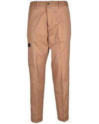 Nine:inthe:morning - Tailored Trousers With Elasticated Waist And Buttoned Welt Pockets - Lyst