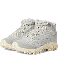 Merrell - Moab 3 Mid J038392 Paloma Leather Waterproof Hiking Boots Dwa3691 - Lyst