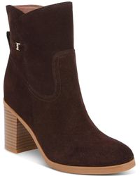 Giani Bernini - Olaa Boots Cocoa Suede Round Toe Bootie Lion193 - Lyst