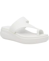 Naturalizer - Cailan Wedge Sandals Cailan-Wht - Lyst