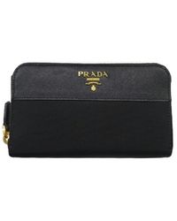 Prada - Saffiano Synthetic Wallet (pre-owned) - Lyst