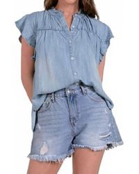 Elan - Swing Short Sleeve Top - Lyst