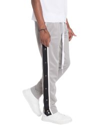 TRUEDAMES - Snap Button Track Pants - Lyst