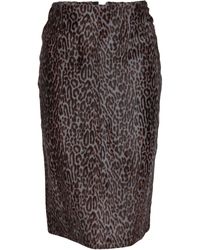 Alaïa - Alaia Printed Pencil Skirt - Lyst