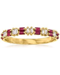 RS Pure - By Ross-Simons Ruby And Diamond Ring - Lyst
