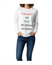 Panache - French Terry Crew Long Sleeve Tee - Lyst