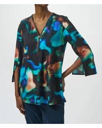 Joseph Ribkoff - Abstract Print 3/4 Sleeves Tunic Top - Lyst
