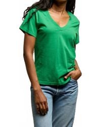 PERFECTWHITETEE - Hendrix Boxy V-Neck Tee - Lyst