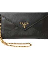 Prada - Saffiano Leather Wallet (pre-owned) - Lyst