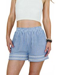By Together - Angelina Striped Short - Lyst
