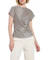 Lyssé - Bruna Side Draped Top - Lyst
