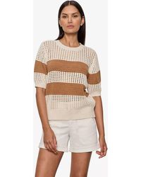 Sanctuary - Beachside Openwork Tee - Lyst