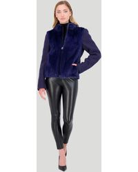 Gorski - Knit Wool Jacket With Mink Front - Lyst