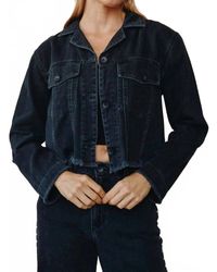 Bella Dahl - Studded Denim Jacket - Lyst