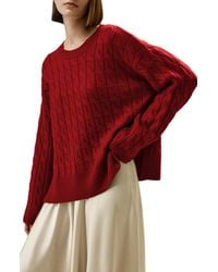LILYSILK - Ultrafine Merino Wool Crewneck Sweater - Lyst