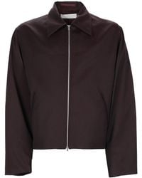 Our Legacy - Solid Shirt Collar Jacket - Lyst