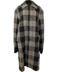 Acne Studios - Check Coat - Lyst