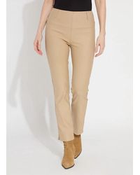 Lyssé - Coated Denim Straight Leg Pants - Lyst