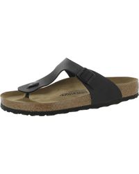 Birkenstock - Gizeh Bs Leather Flip-flop Thong Sandals - Lyst