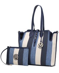 MKF Collection by Mia K - Juliana Oversize Tote Handbag & Wristlet - Lyst