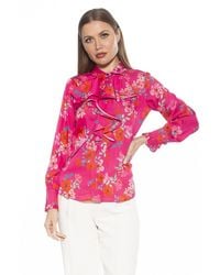Alexia Admor - Brooks Blouse - Lyst
