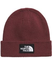 The North Face - Logo Box Cuffed Beanie - Lyst