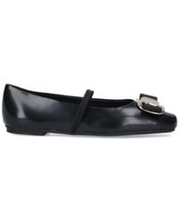 Ferragamo - Lamb Leather Flat Shoes - Lyst
