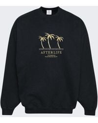 Vetements - Embroidered Afterlife Sweatshirt - Lyst