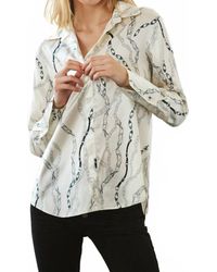 Catherine Gee - Daria French Cuff Silk Blouse - Lyst