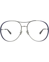 Chloé - Aviator-Frame Metal Optical Frames - Lyst