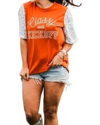 Layerz Clothing - Classy Until Kickoff Top - Lyst
