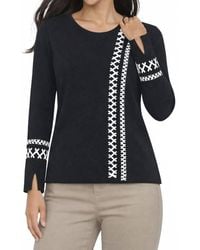 J'Envie/Eli - Criss Cross Tunic Top - Lyst