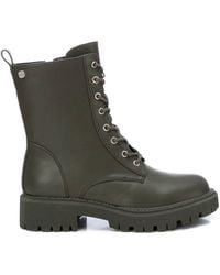 Xti - Combat Booties - Lyst