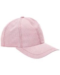 Bruno Magli - Stripe Baseball Cap - Lyst